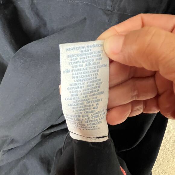 Boden Women's Black Collared 3/4 Sleeve Button Shirt Dress Size 6 - Picture 5 of 7